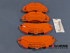 Tesla Model Y Brake Caliper Cover Kit - RWD - Set of 4 - Orange